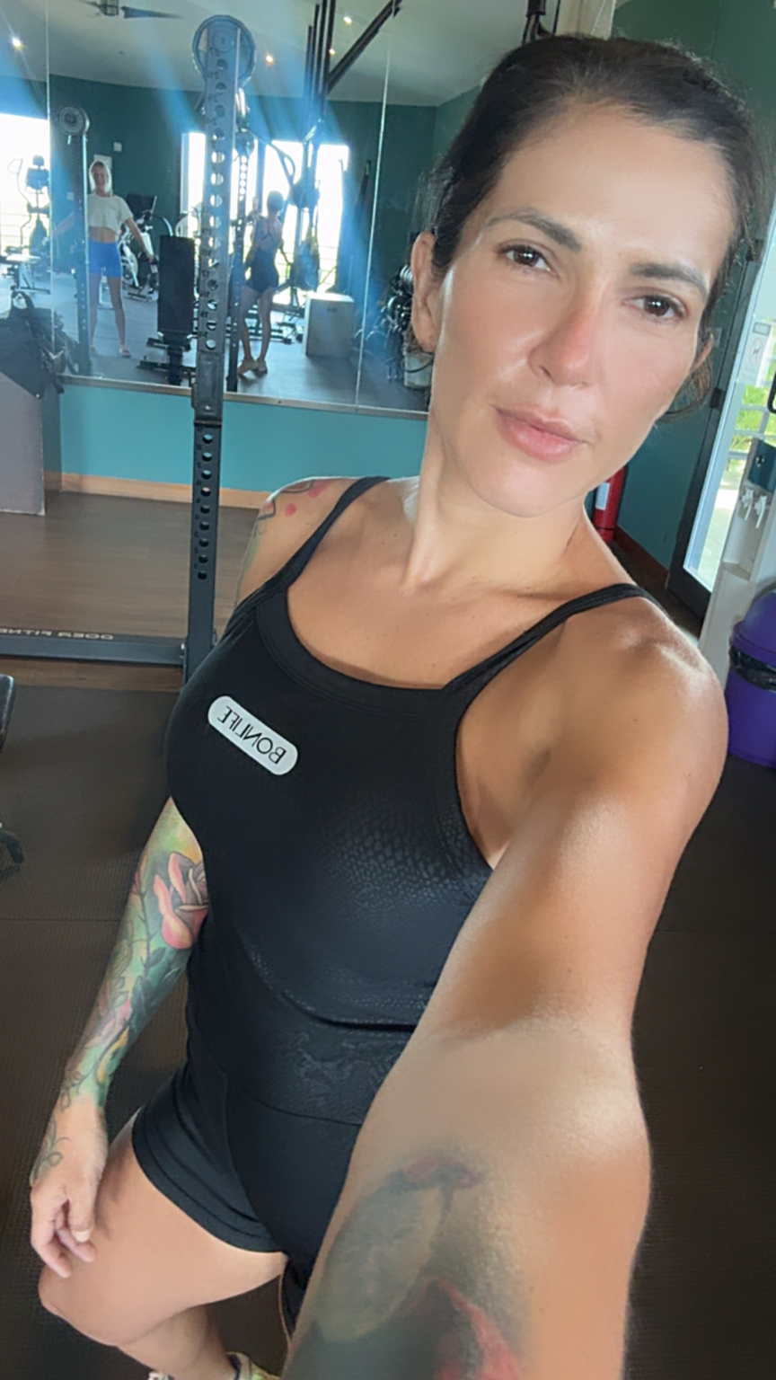 Melissa at the gym